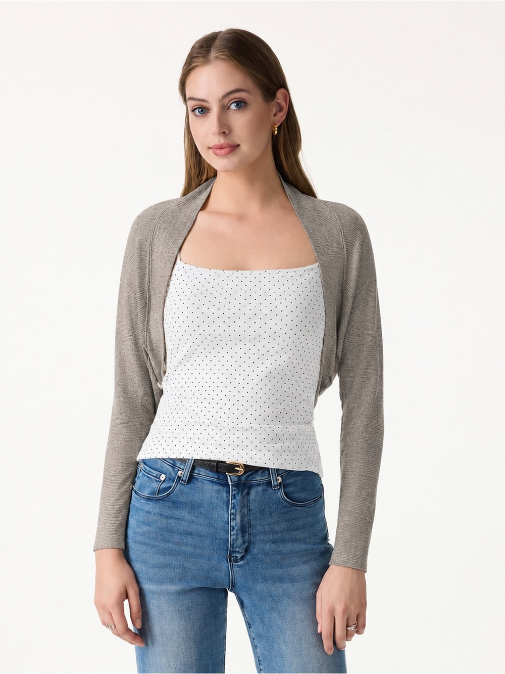 OGL Grey Wool Blend Cardigan Size Small NWOT